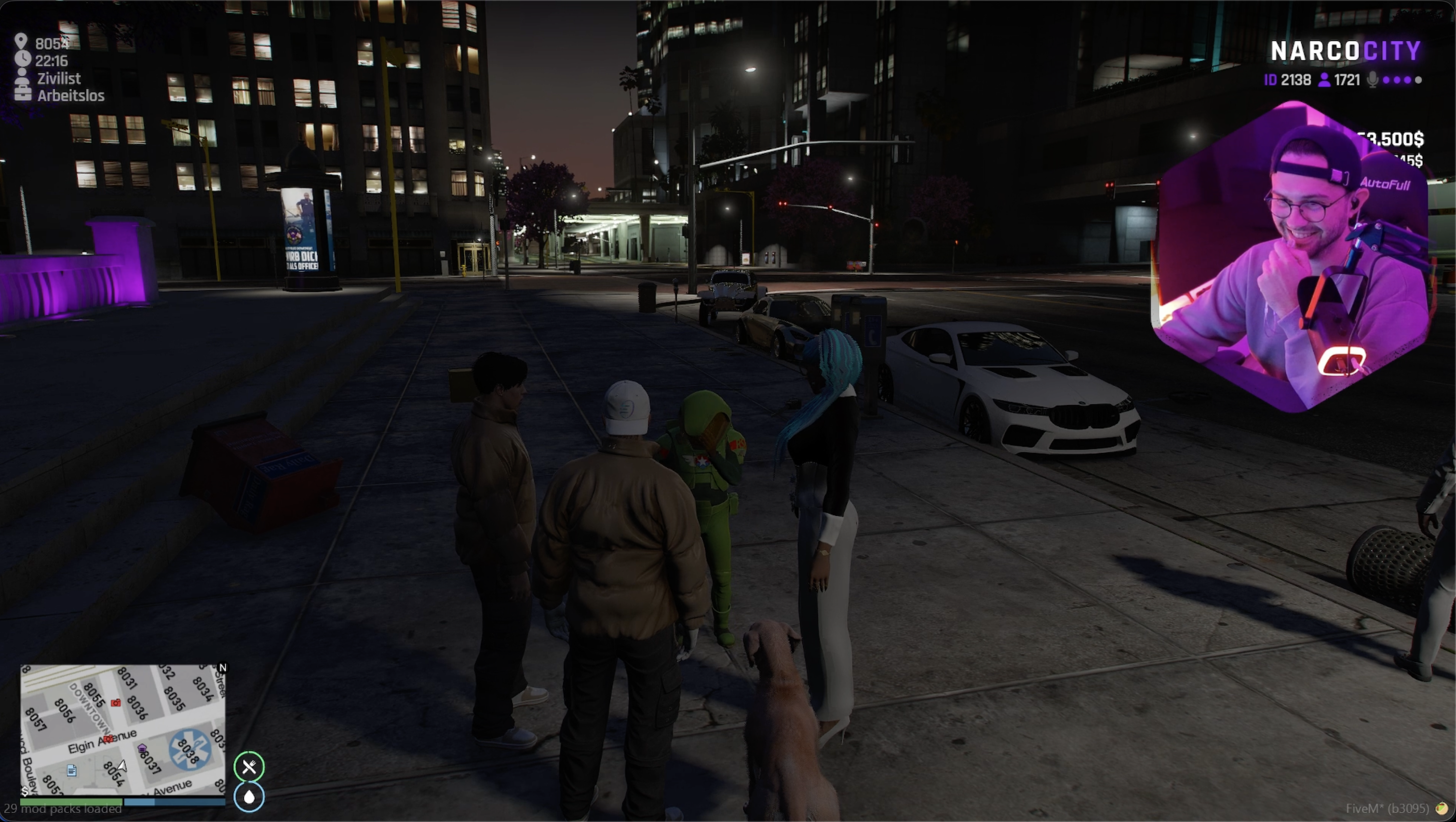 Before ClipSpark: Raw horizontal OBS replay buffer clip showing GTA V gameplay